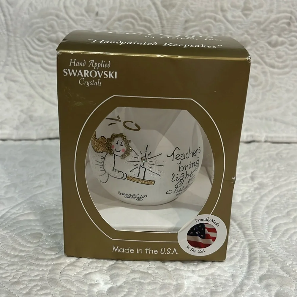 Teacher‎ Swarovski ornament, NWT